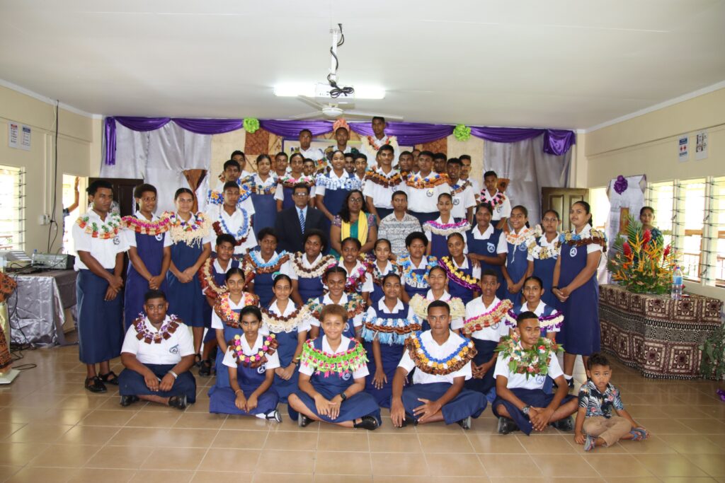 University of Fiji Registrar Encourages Leadership and Integrity at Nadroga Arya College Prefects Induction